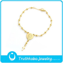 TKB-B0081 chapelets chrétiens faits à la main bijoux chaîne de prière perles main saint bracelets saint